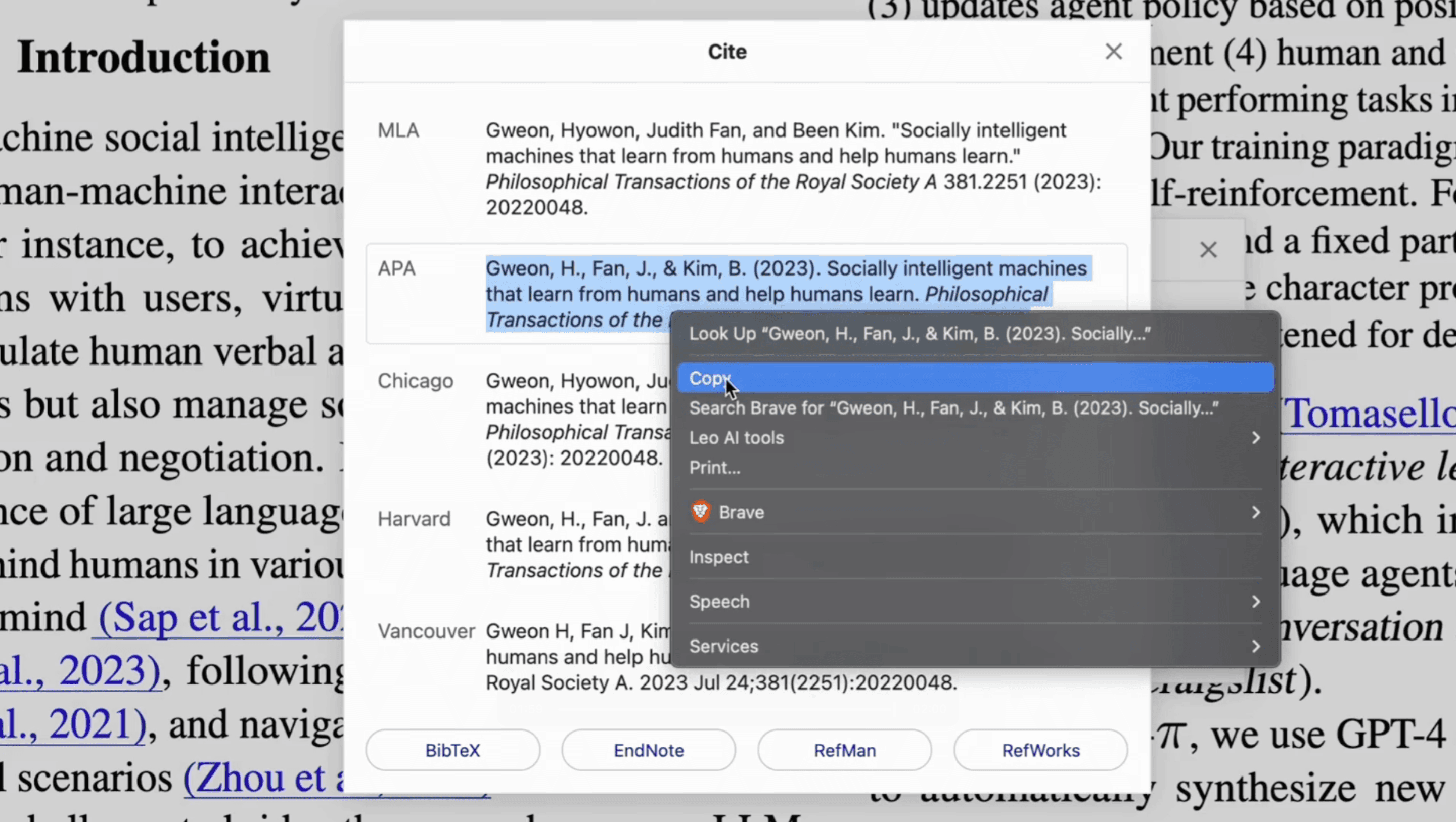 Citation Made Easy