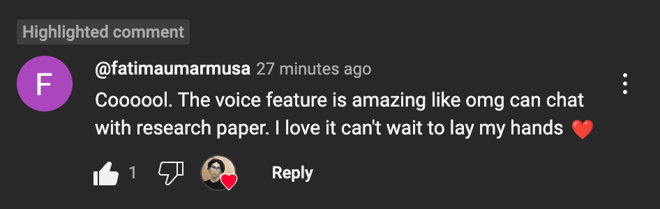 User Love